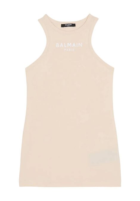 Canotta con stampa BALMAIN KIDS | BY8A12 Z3277107BC